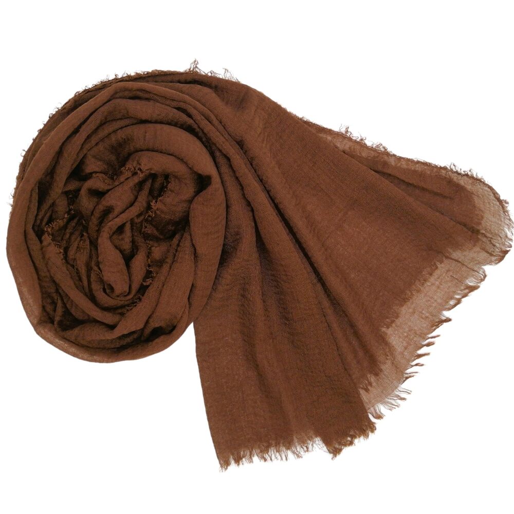 9852 Cotton Scarf For Women Lightweight, Shawl Wraps Soft